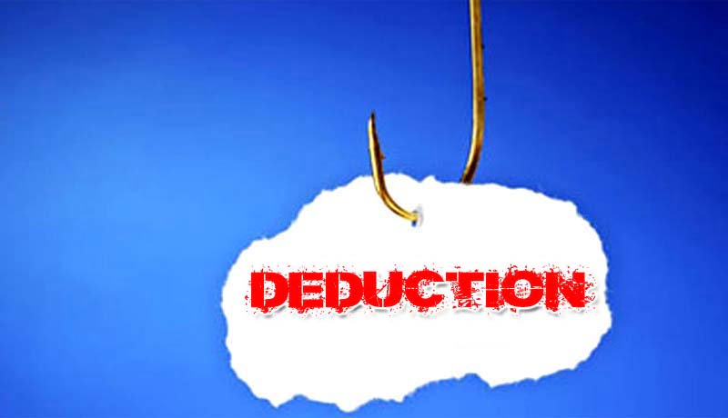 Job Work -Deduction - Interest