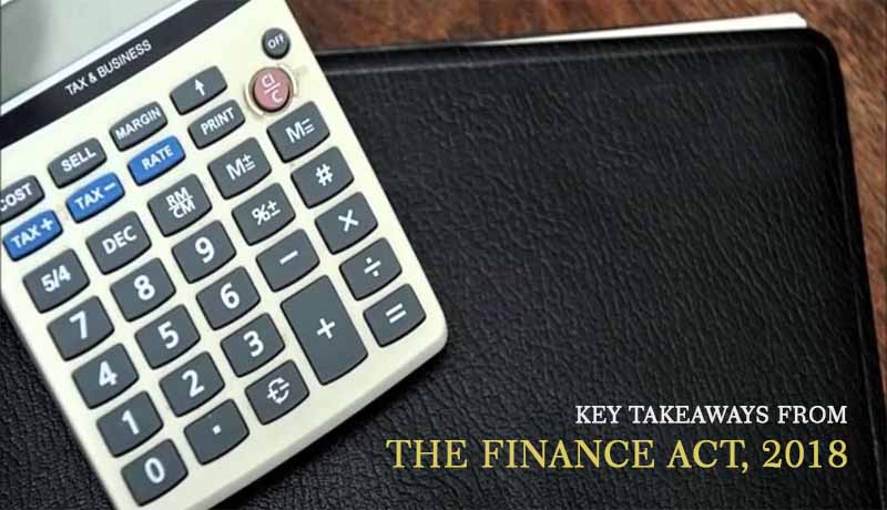 Finance Act 2018 - Takeaways - Taxscan