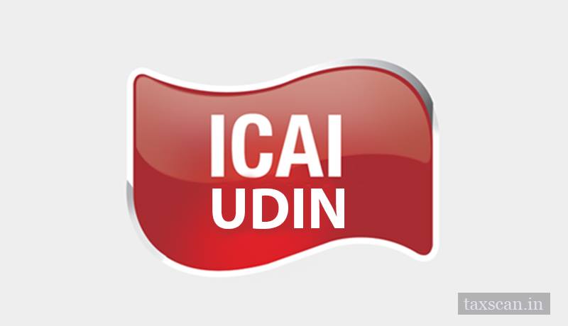 UDIN Directions - ICAI UDIN - Taxscan