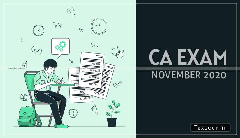 ICAI - advisory - November 2020 exam - Taxscan