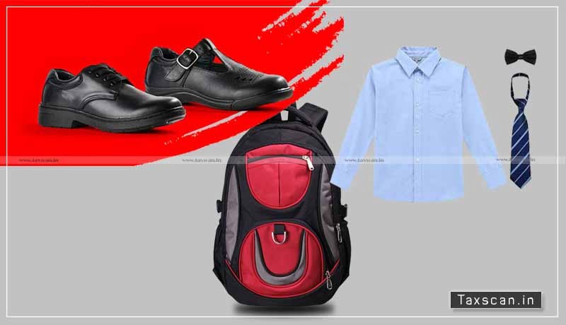 Supply of Dress - School Bag - Boots students - consideration - government - Government Aided schools - exempted - GST - AAR - taxscan