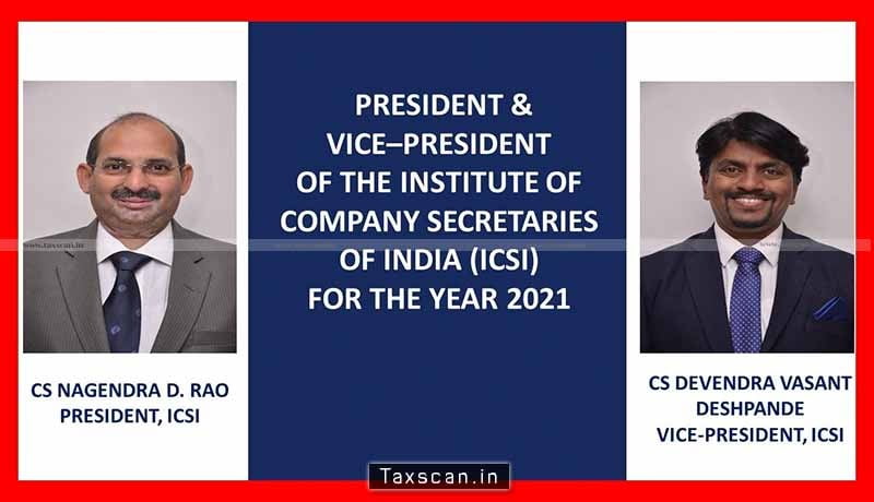 ICSI New Committee - ICSI-new-President-Vice-President-for-the-year-2021-Taxscan