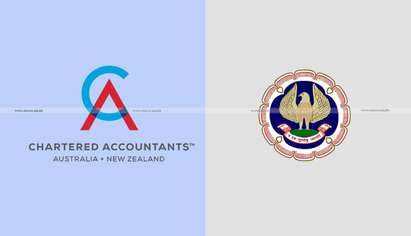 MoU - ICAI - Chartered Accountants Australia and New Zealand - Taxscan