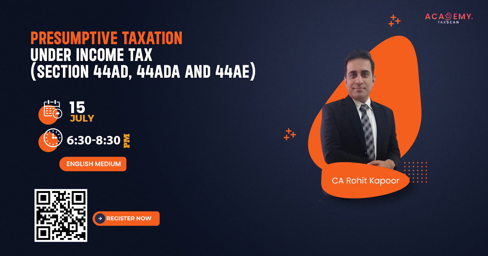 presumptive taxation - taxation - income tax - tax - certificate course2023 - online certificate course 2023 - certificate course 2023 - taxscan - taxscan academy